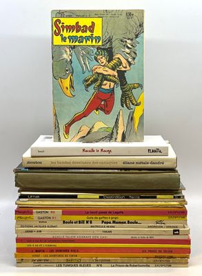 Ensemble d’environ 27 bandes dessinées diverses et ouvrages …