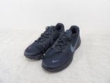 the nike air max sneakers are black and have black laces