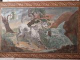 une image d'un tableau représentant un homme à cheval
