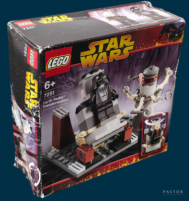 une boîte contenant un ensemble Lego Star Wars