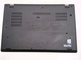 a close up of the bottom of a laptop