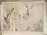a picture of a painting on a piece of paper on a table