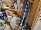 a room with a lot of tools on the floor