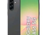 the back of a black galaxy s9 with a green screen
