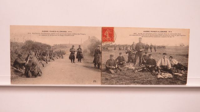 GFA : Lot de 2cpa : 1914 (TBE) + 1915 (petits défauts).