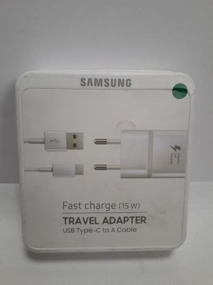 Adaptateur de voyage pour chargeur rapide Samsung avec câble USB Type-C vers A