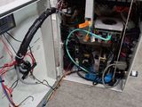 an open box with a bunch of wires inside of it