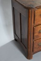 Commode à façade arbalète en noyer ouvrant par trois tiroirs… (photo 4)