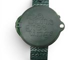 an image of a close up of a watch on a white surface