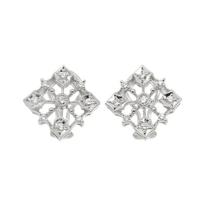 Mikimoto Modèle : Boucles d’oreilles diamants