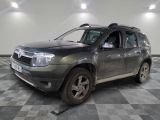 a picture of a grey dacia parked in a garage