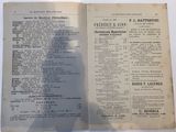 an old book that has a list of items on it