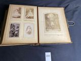 an old book with pictures of people on it
