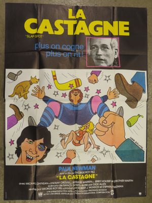 the poster for the movie la castagne, which features cartoon characters