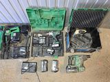 a lot of tools that are laying out on the floor