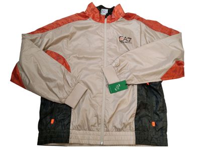 Veste zippée en nylon colorblock EMPORIO ARMANI, T. - Photo 1