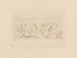 an image of a drawing of a group of people sitting on a bench