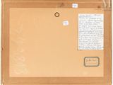 an old picture of a piece of paper with writing on it