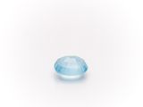 a blue topazte gems on a white background