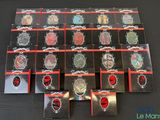 a lot of different types of coins in the package