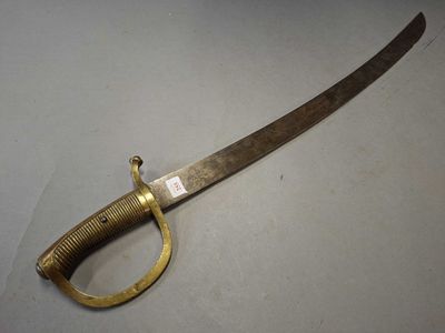 SABRE BRIQUET d'INFANTERIE, garde à une branche.