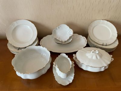 LIMOGES - Compagnie Franco-Anglaise de porcelaine Partie de …