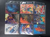 a lot of comics on the cards on the table