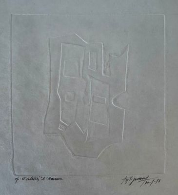 un dessin représentant une feuille de papier sur laquelle figure un dessin