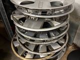 a stack of reels stacked on top of each other
