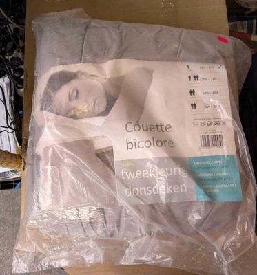 a cardboard box with a picture of a woman on it