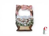 a picture of a picture of a basket of flowers
