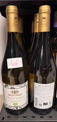 plusieurs bouteilles de vin se trouvent sur une étagère dans un magasin