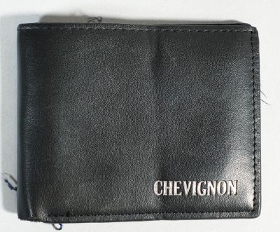 CHEVIGNON Portefeuille en cuir noir