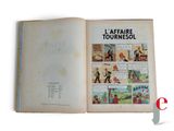 an open book with a picture of people on it