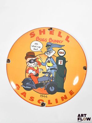 a picture of a sign that says shell gas line