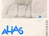 un dessin représentant un homme assis à un bureau