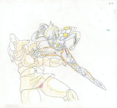 drawing of a man with a sword in his hand and a drawing of a man with a sword in his hand and a drawing of a man with a sword in