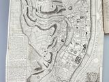 an old map of the city of london and its surrounding streets
