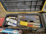 a tool box filled with tools and other items