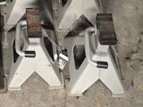four pieces of equipment that are sitting on the ground