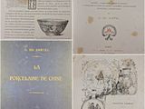 quatre pages d'un livre contenant des illustrations de différents types de poteries