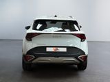 the rear end of a white suv parked in a showroom