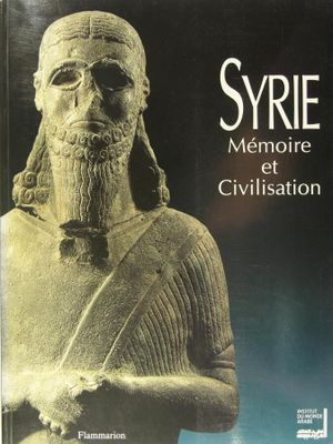 la couverture d'un livre sur laquelle figure la statue d'un homme barbu