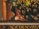 an image of a painting of a woman sitting on a chair
