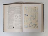 an open book with a picture of kitchen utensils on it