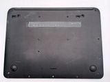 a close up of the bottom of a laptop