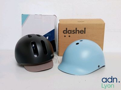 Lot de 2 casques de vélo - POLISPORT - DASHEL - Commuter, Ma…