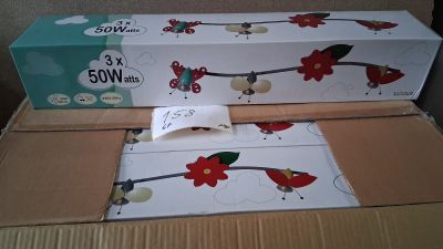 Lot de 6 réglettes Lunair, motif papillon, 3x50W, GU10, arti…