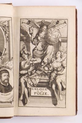 ERASME. L'éloge de la folie. Leyde, Pierre Van der Aa, 1713. - Photo 1