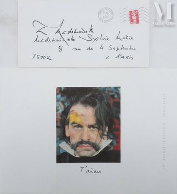 MATHIEU Georges (1921-2012) Lettre manuscrite, 1992